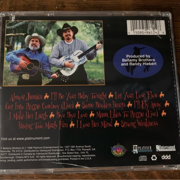 Bellany Brothers The Raggae Cowboy CD - Picture 6 of 6